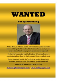 Adrian Oliver South Wales Police Solicitor
