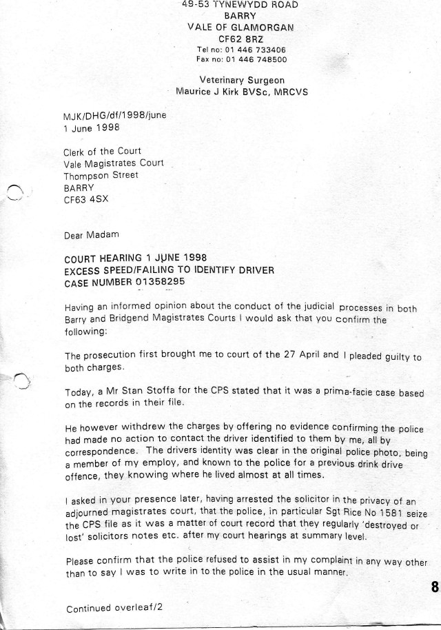 98 06 01 speed camera complaint p1