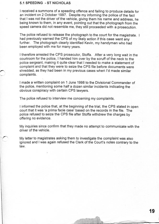 Inspector andrew Rice Conspiracy