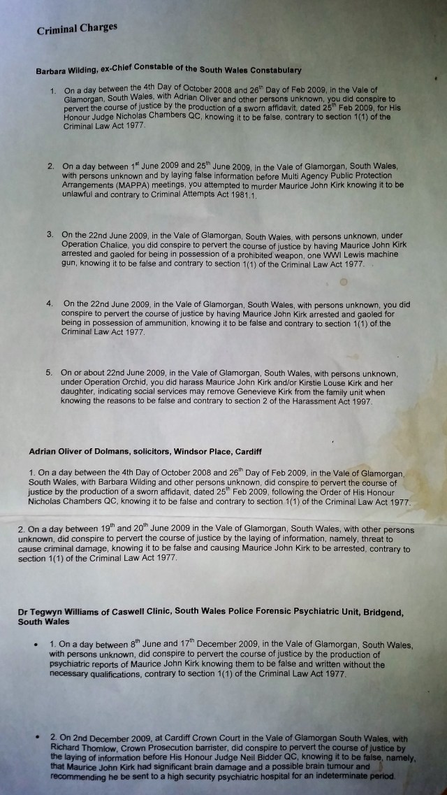 SWP Private Prosecution