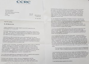 16 07 20 CCRC Damning Admissions